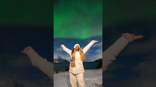 *SOLO* Bucketlist Experience Travel! ✨ chasing the Northern Lights! 😍 #shorts #ashortaday