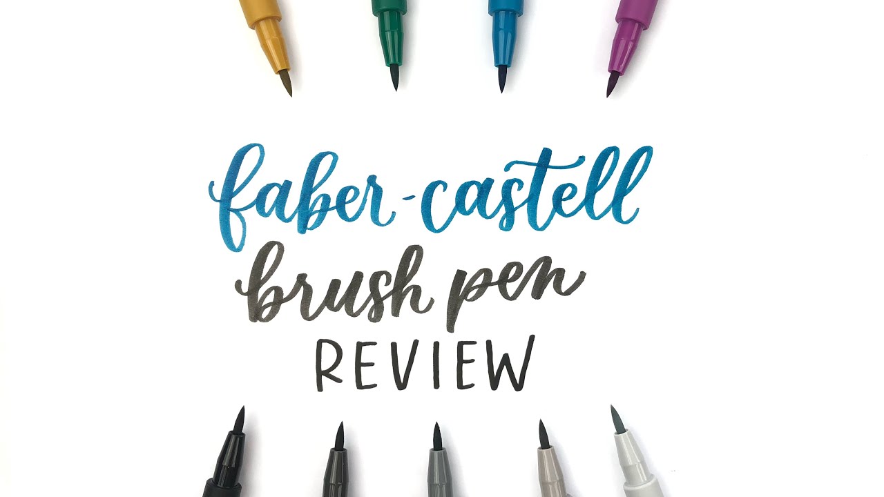 Faber Castell Pitt Artist brush pen review