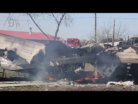 North Texas storms spark lightning fire, possible tornado in Alvarado, Texas