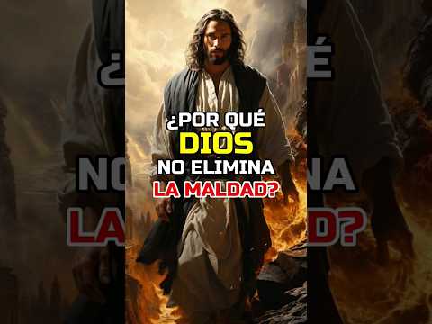 ¿por qué Dios no elimina la maldad? #jesus #shorts #biblia #dios