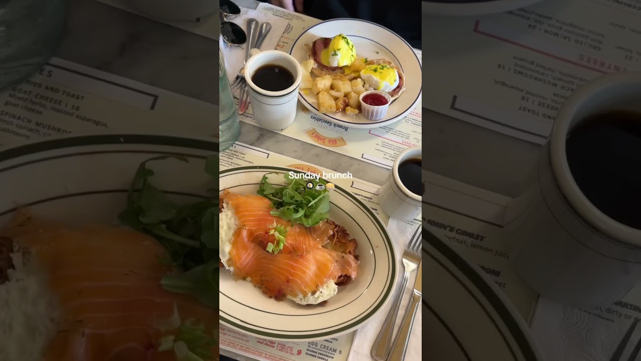 NYC Brunch 🥞 Best Brunch in NYC ☕️ #nyc #nycvlog #brunch #nyclife