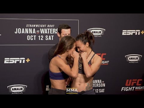 UFC Tampa: Joanna Jedrzejczyk vs. Michelle Waterson Weigh-In Staredown - MMA Fighting