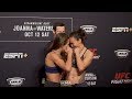 UFC Tampa: Joanna Jedrzejczyk vs. Michelle Waterson Weigh-In Staredown - MMA Fighting