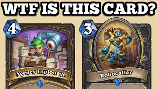 This Weapon Rogue card is going to be disgusting! New Academic Espionage! A really weird mech?