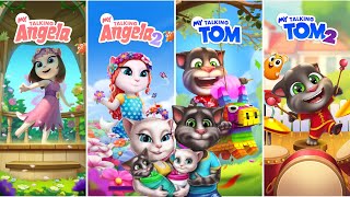 My Talking Tom, My Talking Tom 2, My Talking Angela, My Talking Angela 2 #gaming #viral #viralvideo