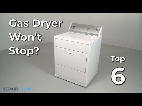 Top Reasons Gas Dryer Won’t Stop — Dryer Troubleshooting