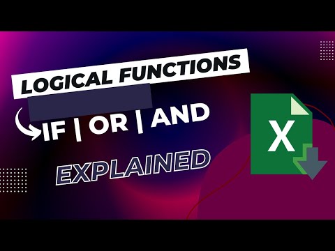 Using logical functions (IF, AND, OR) in Excel