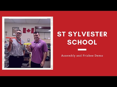 Assembly and Frisbee Demo at St Sylvester School