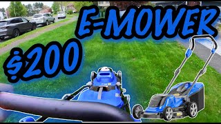 Badger 40V 18" Electric Lawn Mower $200 Budget Lawn Mower from Amazon