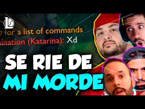 ¡ESTA KATARINA SMURF SE BURLA DE MÍ HASTA QUE LE PLANTO CARA!