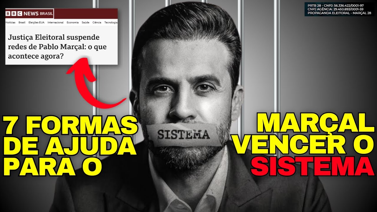 7 FORMAS 
DE AJUDAR O Pablo Marçal A VENCER AS ELEIÇÕES