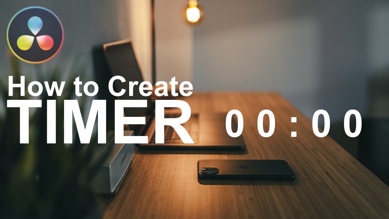 How to Create a TIMER in Davinci Resolve