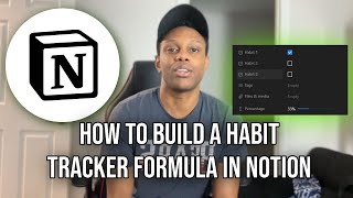 How To Build A Habit Tracker / Percentage Formula in Notion From Scratch (Notion Tutorial)