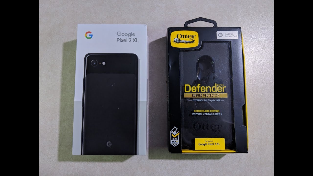 Google Pixel 3XL - OtterBox Series Defender Case Unboxing and Tutorial