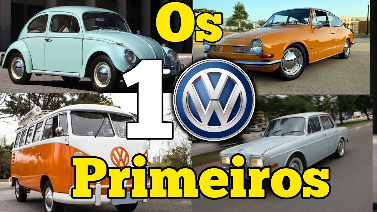 Os 10 primeiros carros da Volkswagen a chegarem no Brasil (CARROS antigos da VOLKSWAGEN)