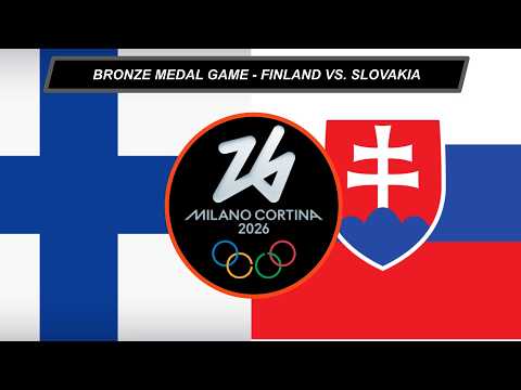 Finland vs. Slovakia | Men's Hockey Olympics Bronze Medal Game | LIVE Play-by-Play