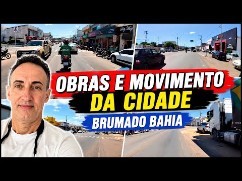 MOTO VLOG POR BRUMADO 🚗 Veja Como Está a Cidade Neste Sábado de Manhã!