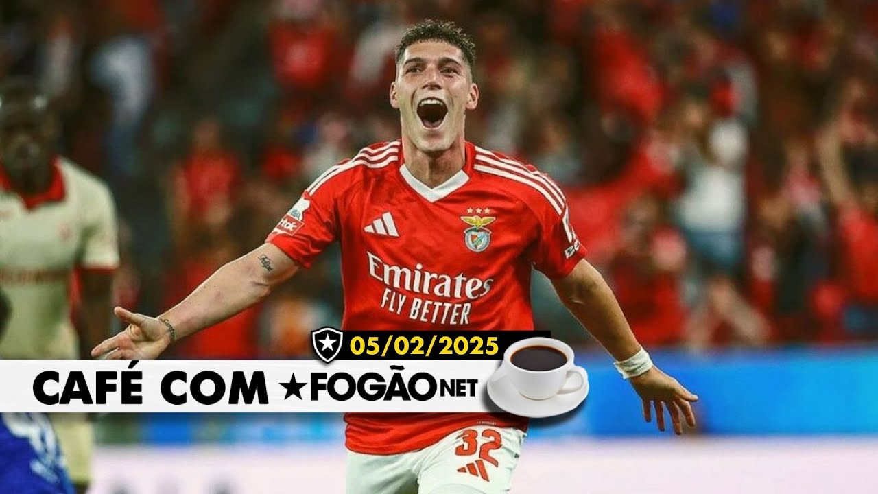 LIVE CAFÉ COM FOGÃONET | Botafogo volta à carga por Rollheiser; Luis Guilherme; entrevista com Roberto Mancini