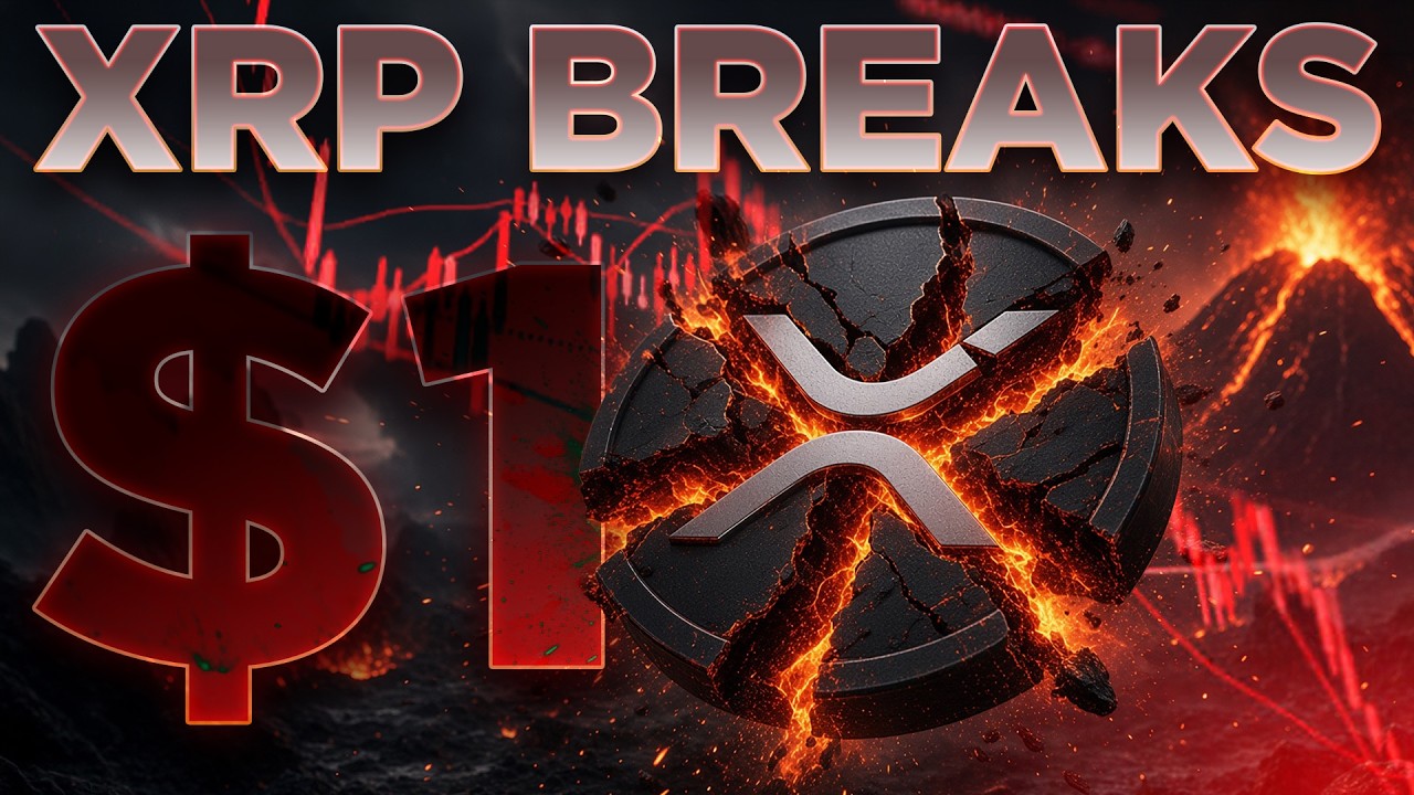 XRP BREAKS $1 as Cracks Begins To Show 📉 Make or Break Zone 🔥