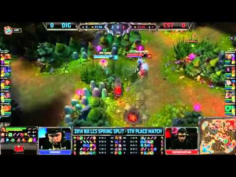 Team Dignitas vs Team Coast | Game 1 - 5th Place | 2014 NA LCS Spring Split Playoffs [HQ]