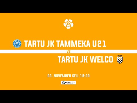 TARTU JK TAMMEKA U21 - TARTU JK WELCO, ESILIIGA 35. voor
