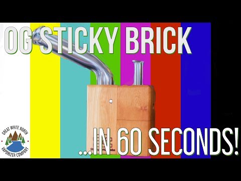 OG Sticky Brick Review in 60 Seconds | Hard Hitting Flavour Machine | GWNVC's Vaporizer Reviews