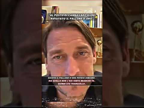 TOTTI and DEL PIERO dreamed of winning a particular PRIZE #totti #delpiero #football #shorts