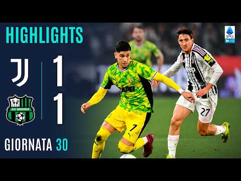 Video highlights della Juventus vs Sassuolo (1 a 1) - Giornata 30 - Fantacalcio e fantamedie
