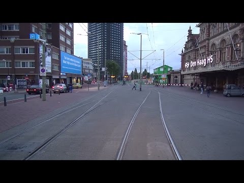 Station Hollands Spoor - Centraal Station | HTM tramlijn 17 | GTL8 3129