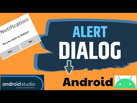 Alert Dialog In Android Java Android Tutorial Quick Easy