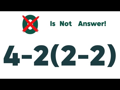 4-2(2-2)=? Will You Solve This SSimple Math Problem?