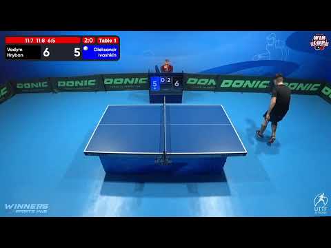 00:30 Vadym Hryban  3 - 0 Oleksandr Ivashkin West 5 WIN CUP 10.10.2022 | TABLE TENNIS WINCUP