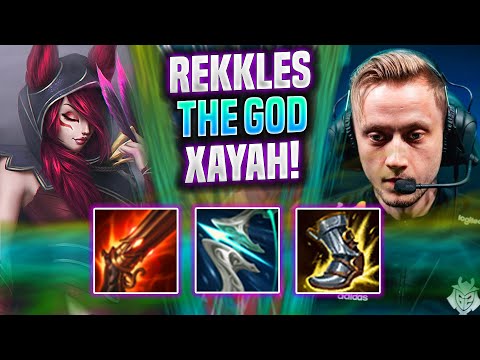 REKKLES IS A GOD WITH XAYAH! - KC Rekkles Plays Xayah ADC vs Ezreal! | Season 2022