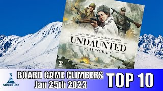 Top 10 Board Game Climbers for Week Ending in Jan 25th 2023