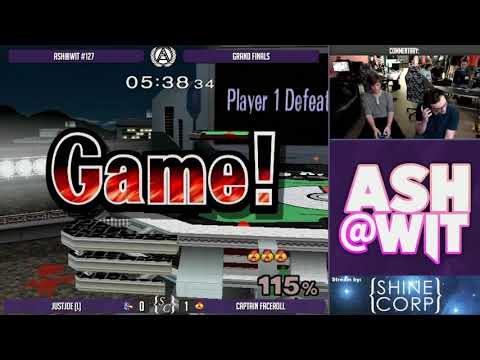 JustJoe (Falco) vs Captain Faceroll (Sheik) - ASH@WIT #127 Melee Grand Finals