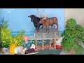 DIY Bullock Cart Of Craft Paper And Cardboard
