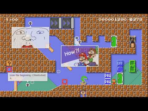 【One Screen Puzzle】あらわれし 横ドッスン by さとったひと - Super Mario Maker 2 - No Commentary 1bt