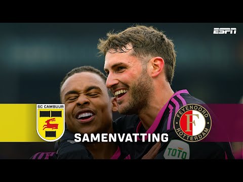 GIMENEZ weer 𝔾𝕆𝕌𝔻 waard ✨ voor FEYENOORD richting Rome | Samenvatting SC Cambuur - Feyenoord