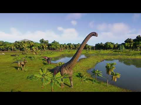 Indominus Rex Relentlessly Hunting Dreadnoughtus : Jurassic World Evolution 2