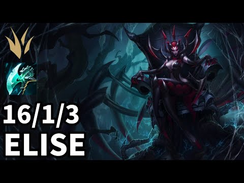 Elise Jungle vs Poppy - Ranked Master - Patch KR 12.16