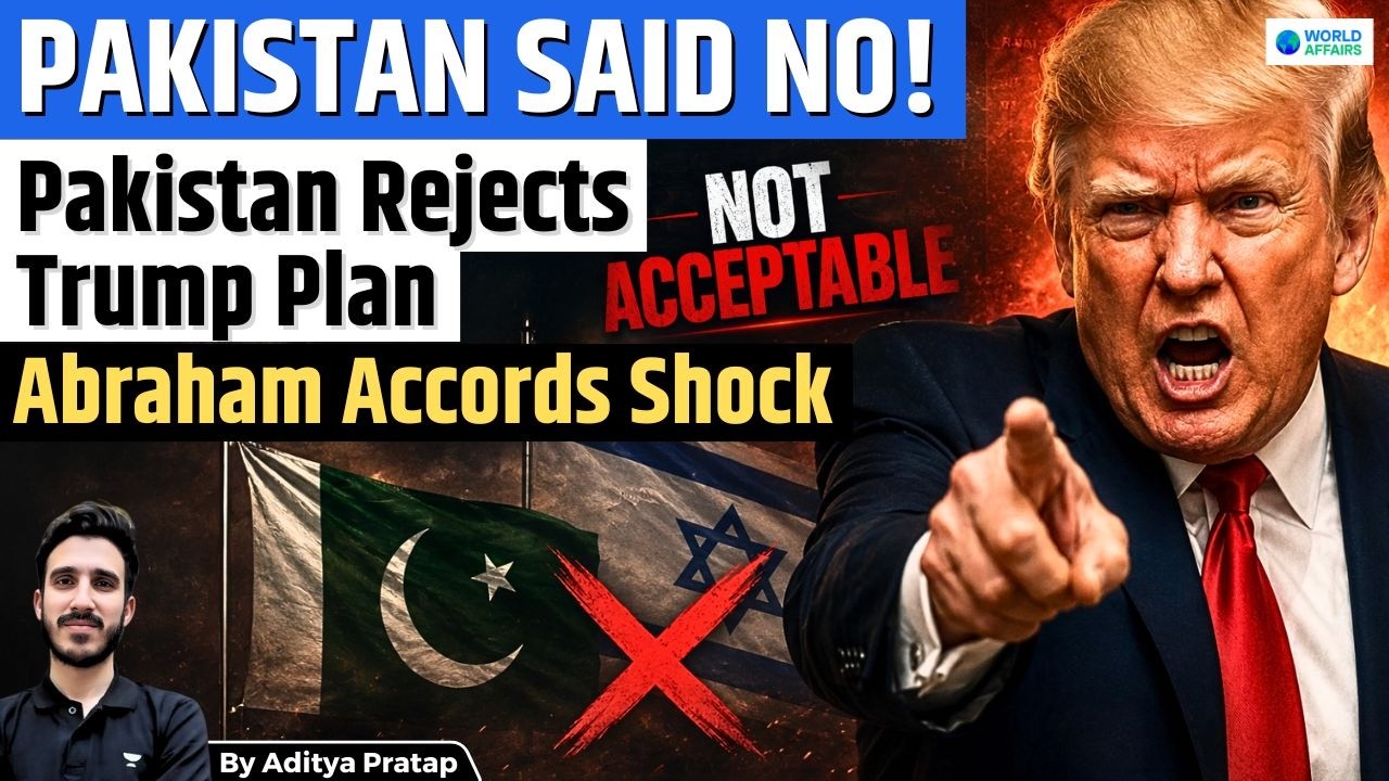 Pakistan Rejects Trump’s Abraham Accords Push | Israel Recognition Row Explodes