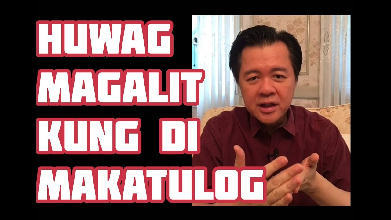 Huwag Magalit :Kung di makatulog - Payo ni Doc Willie Ong #787