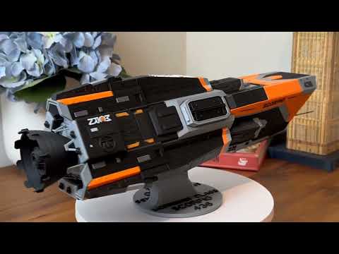 Timelapse of 3D Printing the Morrigan Class Scipio from The Expanse - MCRN Spaceship Build