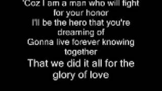 GLORY OF LOVE BY NEW FOUND GLORY