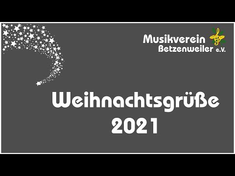 Der Musikverein Betzenweiler wünscht frohe Weihnachten