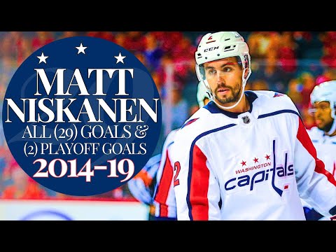 Matt Niskanen ALL (29) Goals & (2) Playoff Goals as a Capital 2014-19 | Capitals Highlights