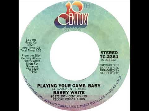 Barry White - Playing Your Game, Baby