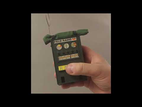 Vintage Action Man Field Radio - working