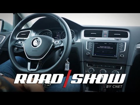 A close look at the 2017 Volkswagen Golf Alltrack's dashboard