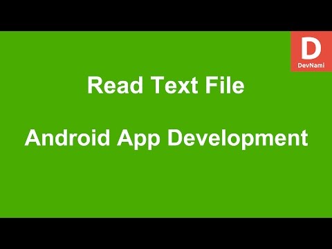 Android Read Text File